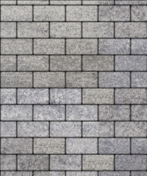 Тротуарная плитка Поревит Прямоугольник Шунгит 200х100х60 мм