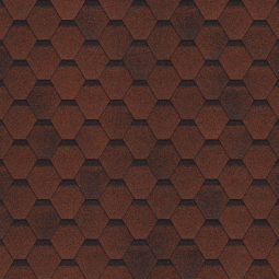 Гибкая черепица Финская Соната, Красная