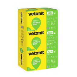Минераловатный утеплитель Vetonit Теплый Дом Плита 1170х610х50/ 14шт 10м2