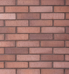 Кирпич лицевой клинкерный «Бордовый» «Каре» полнотелый одинарный