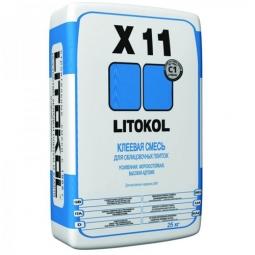 Клей Litokol X11 плиточный морозостойкий усиленный для наружных и внутренних работ 25 кг