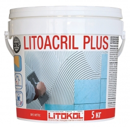 Клей Litokol Litoacril Plus для мозаики, плитки Ведро 5 Кг