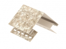 Наружный угол Ю-Пласт Stone-House Кварцит светло-бежевый