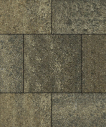 Тротуарная плитка Поревит Квадрат Гранит Старый замок 500х500х60 мм