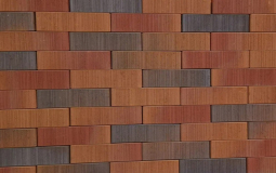 Кирпич лицевой керамический «Flash Bordo» «Тростник» пустотелый утолщенный