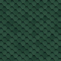 Гибкая черепица Shinglas Оптима зеленый