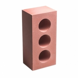 Кирпич лицевой силикатный Красный пустотелый утолщенный