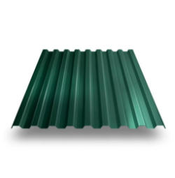 Профнастил С-21 RAL 6005 зеленый мох 0,50 мм