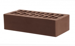 Кирпич лицевой керамический «Шоколад» «Амстердам» пустотелый одинарный