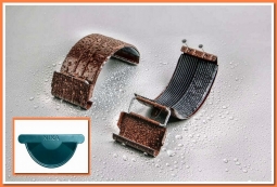 Соединитель желоба Nika D125 RAL5021 Бирюза