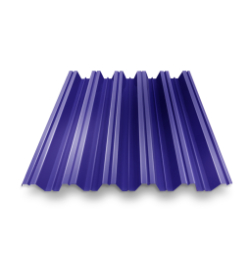 Профнастил HC-35 RAL 5002 ультрамариново-синий 0.45 мм