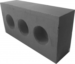 Кирпич рядовой известково-зольный пустотелый одинарный М 150