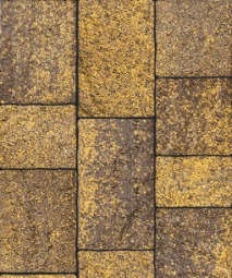 Тротуарная плитка Поревит Литос Гранит Янтарь 60 мм 6 плит