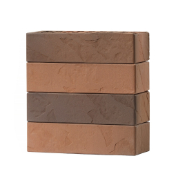 Кирпич лицевой керамический «Байкал Флеш» «Рустикатор» пустотелый одинарный