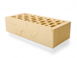 Кирпич лицевой керамический «Ваниль» «Сланец» пустотелый одинарный