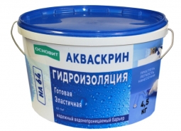 Гидроизоляция Основит Акваскрин HA64 эластичная (4,5кг)