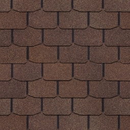 Гибкая черепица Docke Europa Сланец коричневый