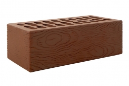 Кирпич лицевой керамический Шоколад «Ясень» пустотелый полуторный