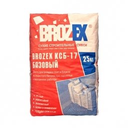 Клей для ячеистых блоков Brozex КСБ-17 Базовый 25 кг