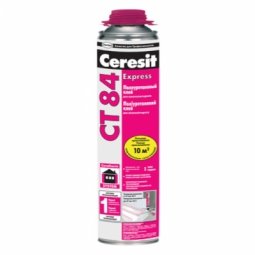 Клеевая смесь Ceresit СТ84 для плит из пенополистирола полиуретановый 850 мл