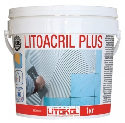 Клей Litokol Litoacril Plus для мозаики, плитки Ведро 1 Кг