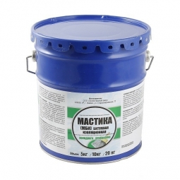 Мастика битумная ХозДвор изоляционная МБИ 5 кг