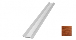 Планка начальная Первая Кровельная «Бревно» 70х10 (декоративно-полимерное покрытие) 2м под светлое дерево