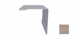 Угол наружный Первая Кровельная 50х50 (декоративно-полимерное покрытие) 2м светлый орех