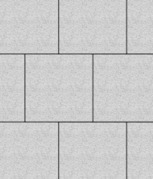 Тротуарная плитка Поревит Квадрат Гранит Белый 60 мм 400х400