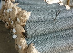 Сетка рабица d=3,0 мм, ячейка 40x40 мм, 1,5х10,0 м светлая