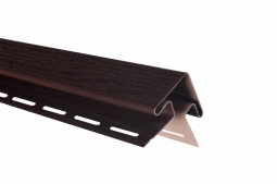 Планка Наружный угол малый Альта-Профиль Коричневый 3.05м