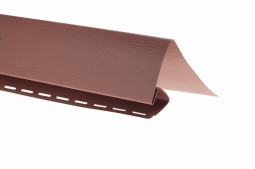 Планка околооконная Альта-Профиль Блокхаус Красно-коричневый 3000