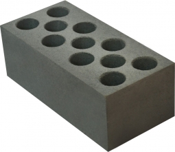 Кирпич лицевой силикатный Серый пустотелый одинарный