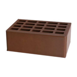 Кирпич лицевой керамический «Мокко» пустотелый утолщенный