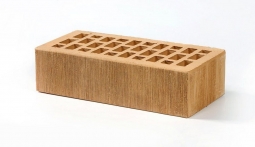 Кирпич лицевой керамический «Медовый» «Бархат» пустотелый одинарный