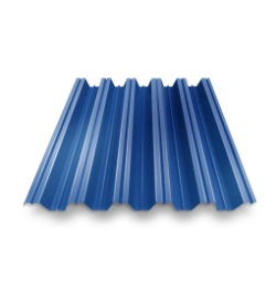 Профнастил HC-35 RAL 5005 сигнальный синий 0.7 мм
