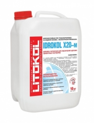 Латекстная добавка Litokol Idrokol X20-М адгезионная канистра, 10кг