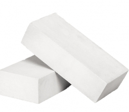 Кирпич лицевой силикатный Белый полнотелый одинарный