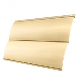 Металлосайдинг Первая Кровельная «Бревно» полиэстер 0.45мм бежевый