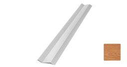 Планка начальная Первая Кровельная «Брус» (декоративно-полимерное покрытие) 3м золотой орех