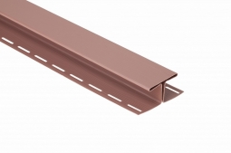 Планка соединительная Альта-Профиль Блокхаус Красно-коричневый 3000