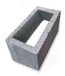 Керамзитоблок вентиляционный однопустотный 880х430х160 мм М-75