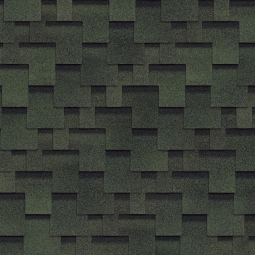 Гибкая черепица Оптима Аккорд Зеленая