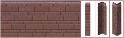 Фасадная термопанель Стенолит Стандарт Кирпич XZ809-8