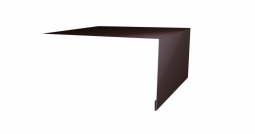 Планка откосная Первая Кровельная 50х100 (полиэстер) 2м коричневый