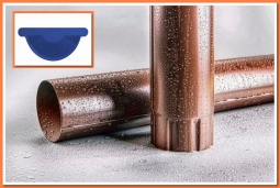 Труба водосточная Nika D100 RAL5005 Синий