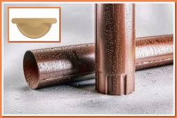 Труба водосточная Nika D100 RAL1014 Слоновая кость