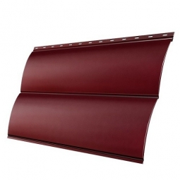 Металлосайдинг Первая Кровельная «Бревно» полиэстер 0.45мм красный