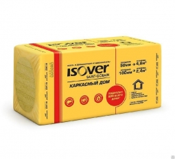 Минераловатный утеплитель Isover Каркасный Дом 1000х600х50 мм / 8шт.