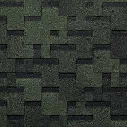 Гибкая черепица Docke Eurasia Лабиринт зеленый